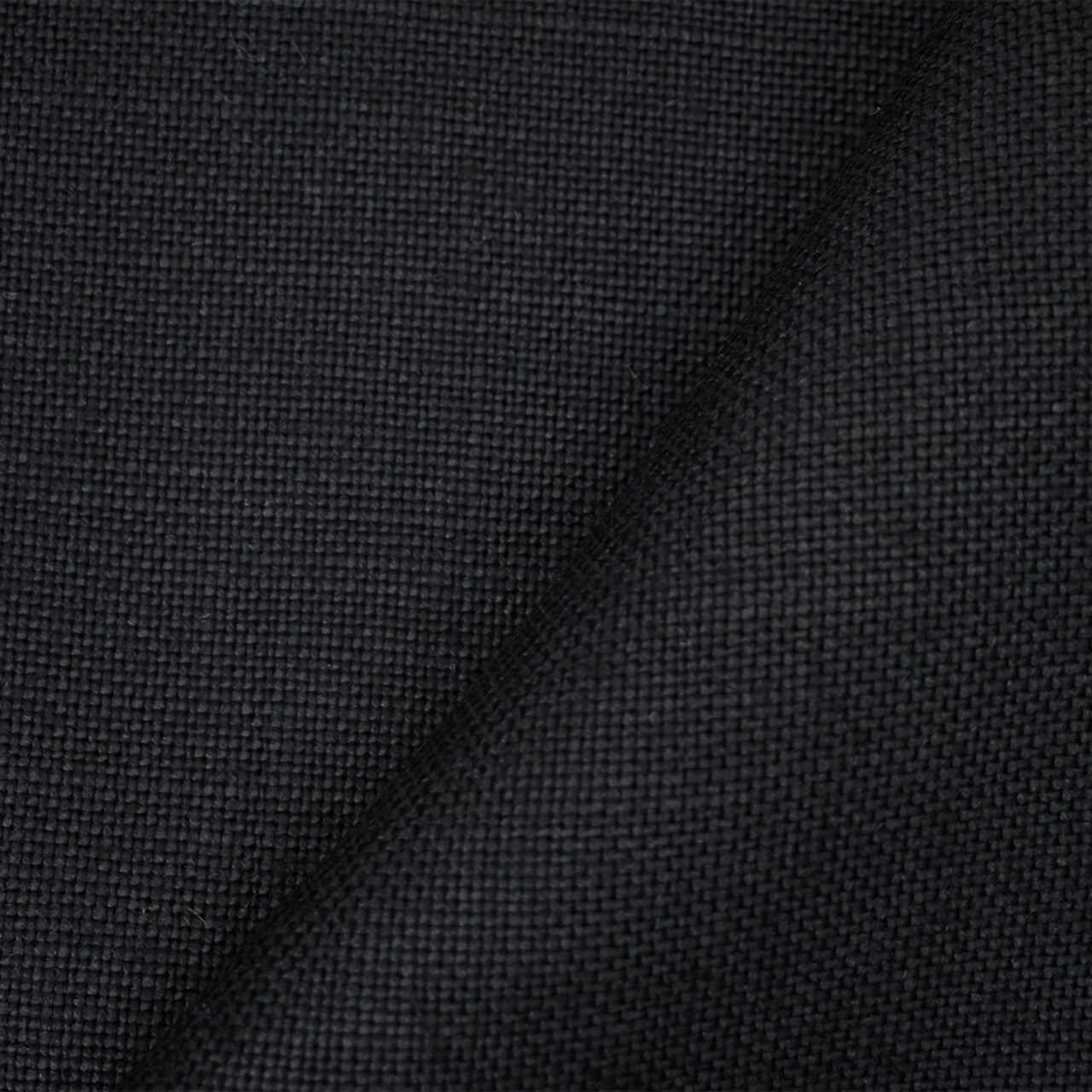 Black Moygashel Solid Woven Irish Linen Home Decorating Fabric By the Yard